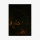 The Night School by Gerard Dou - thumbnail_0_nf_66fa9a2c8213847b6f3578c1